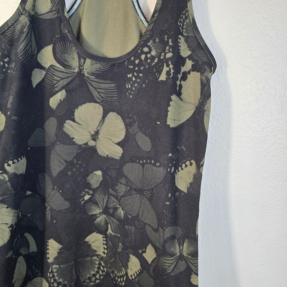 Lululemon Biggie So Fly Racerback Tank Women's XS/S Green Butterfly Athletic - Picture 3 of 6